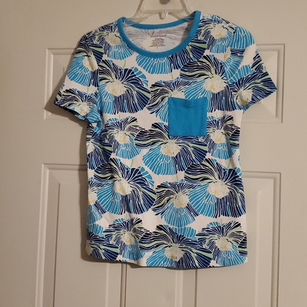 Westbound blue floral